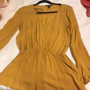 Mustard Yellow Romper